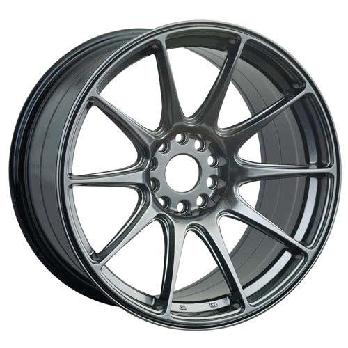 XR527-1897-1CB2 / XXR 527  18 x 9.75 - ET20  - 5 X 114.3 + 120 PCD  -   CHROME BLACK