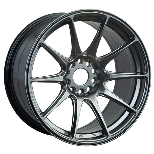 XR527-1775-2CB2 / XXR 527   17x7.5 - ET40 - 100 + 114.3 x 5 PCD - DARK CHROME BLACK