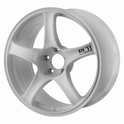 ADRC2-Z6342 / ADVAN RACING RCII 18x9.5 - ET35 - 114.3x5 PCD -  WHITE