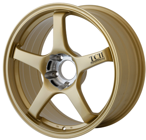 ADTC2-Z6399 / ADVAN RACING TCII 18x7.5 - ET48 - 100x5 PCD - GOLD