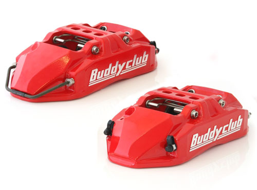 BC-KRS40-R / BUDDY CLUB 4 POT CALIPERS IN RED