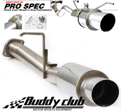 BC-PSM-H003 / BUDDY CLUB PRO SPEC III CAT BACK EG EK 3 DOOR HATCH ( see full description )