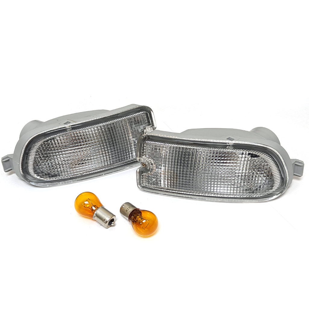 EE-SR018-J00W2 / BUMPER MARKER TURN LIGHT LAMPS FOR SUBARU IMPREZA 1999-2000 GC8 GF8 WRX ST