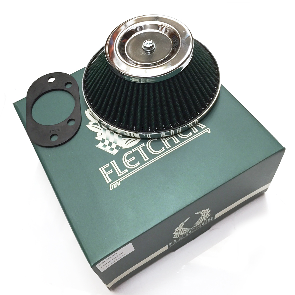 FM-9330 / CONE AIR FILTER - 1.75'' HIF44  SU CARB - 1275CC - FLETCHER MINI