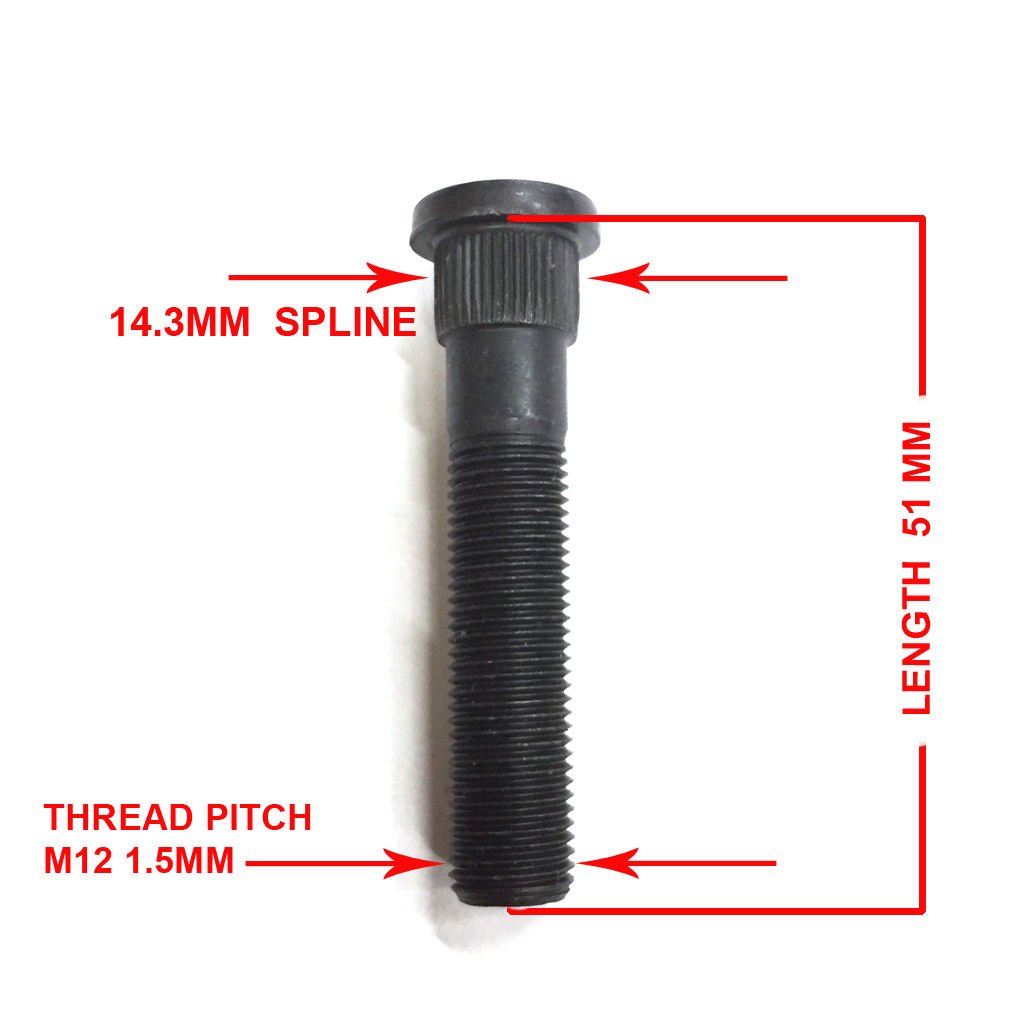 thumbnail image 2 of 16-Piece Alloy Wheel Nut Set For Ford - Slim Turner Style, M12 X 1.5, 17mm Hex With Locking Key 2 of 13