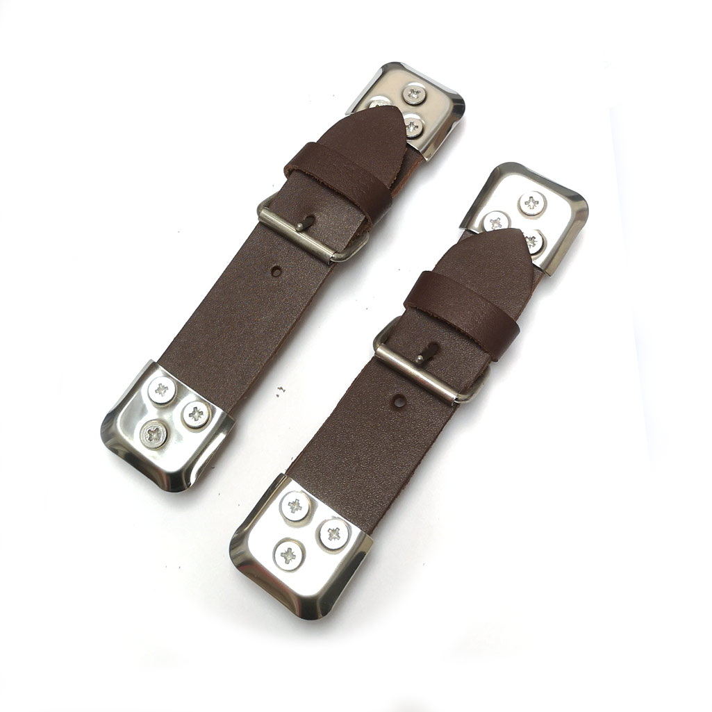 JH-STRAP2BRO / CLASSIC MINI BROWN BONNET STRAP ITALIAN JOB STYLE 