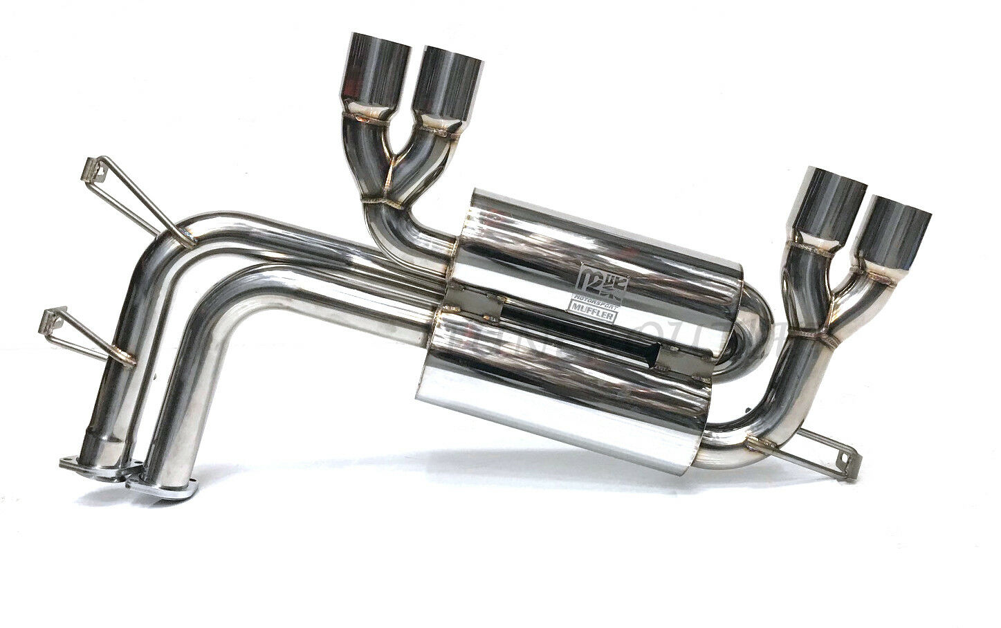 M2-BME46M399-SS / BMW E46 M3 BACK BOX + STAINLESS STEEL REAR MUFFLER