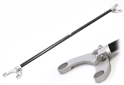 M2-CF03MI01-E / FRONT CARBON FIBRE STRUT BAR BRACE FOR MINI R50 R51 R53 | M2 MOTORSPORT