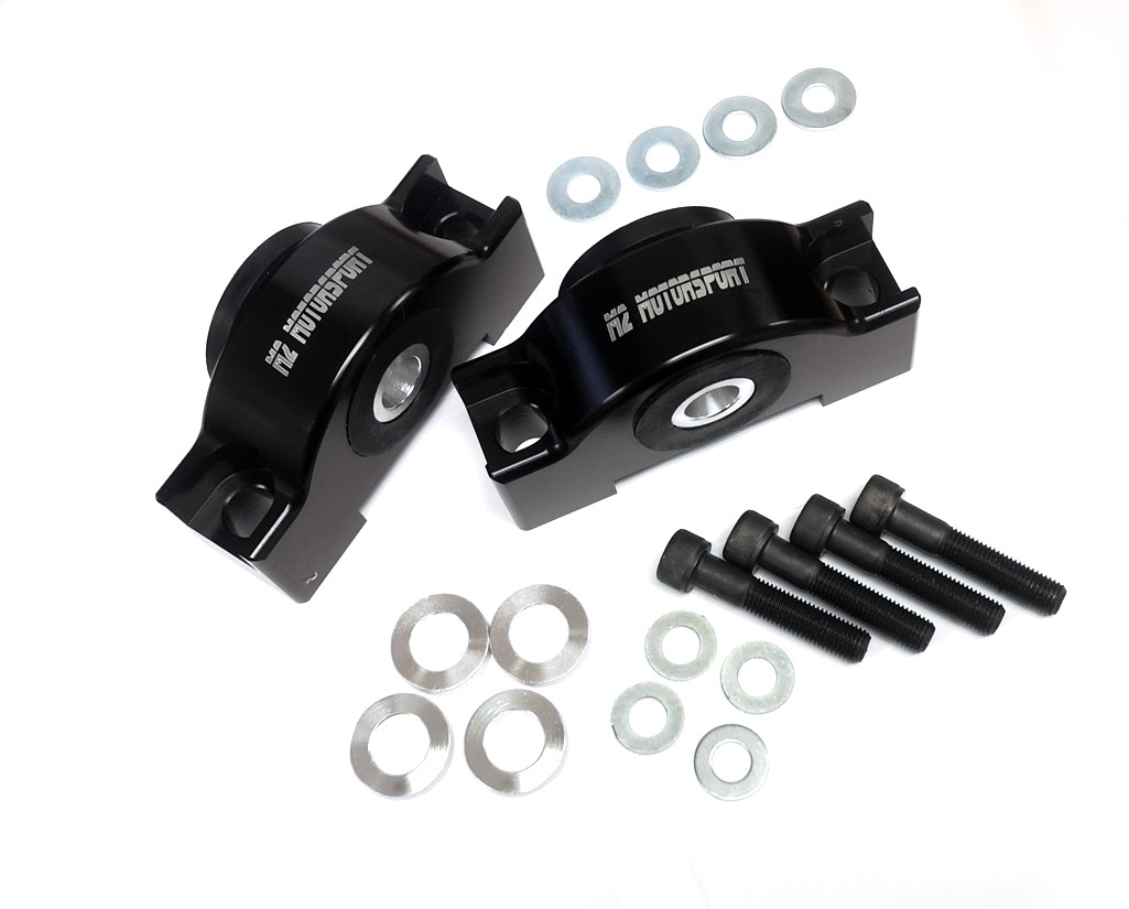 M2-EM-9200-BK / BILLET ALLOY FRONT LOWER ENGINE MOUNTS 2PC SET HONDA CIVIC EG EK INTEGRA DC2 B-SERIES D-SERIES 92-00