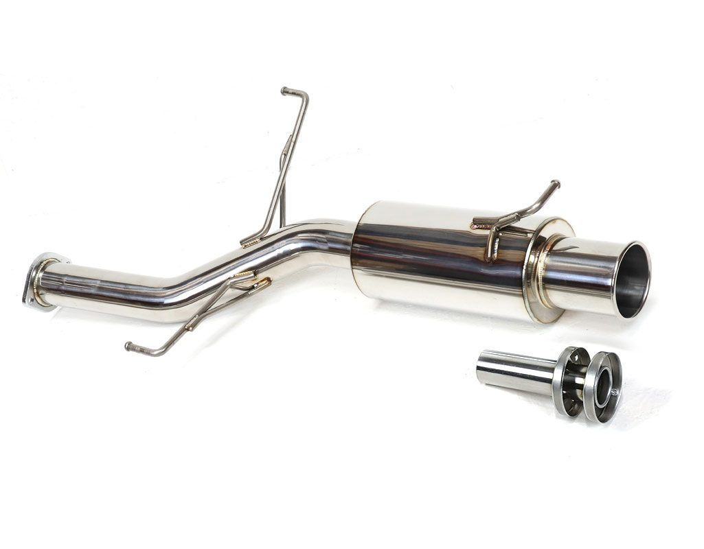 M2-EVO7-9-RB3 / MITSUBISHI EVO 7 8 & 9 STAINLESS STEEL EXHAUST MUFFLER GT BOX  |   M2 MOTORSPORT