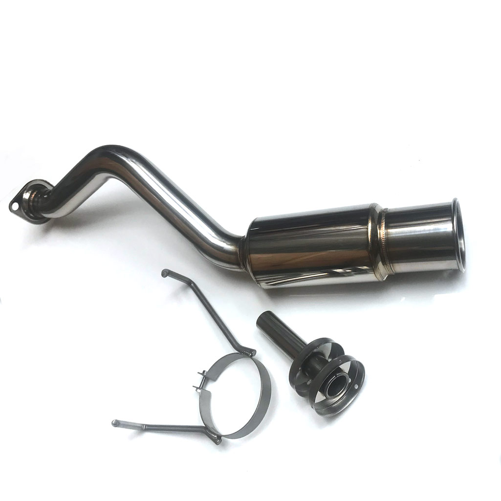 M2-HD-EP3-RBRT / M2 MOTORSPORT EP3 REAR MUFFLER JDM SIDE KICKER 100MM ROLLED