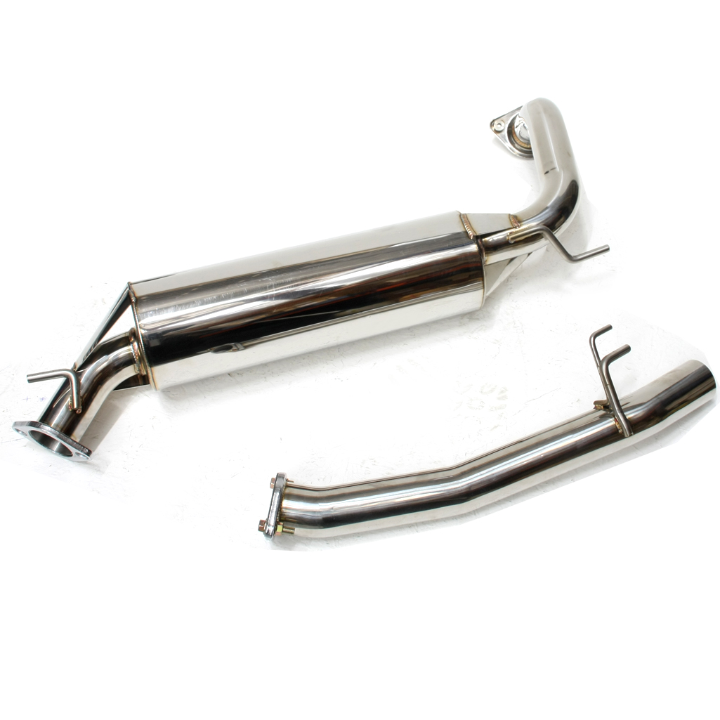 M2-HD-FN2-RB / CIVIC FN2 TYPE R STAINLESS STEEL  REAR MUFFLER  -  M2 MOTORSPORT