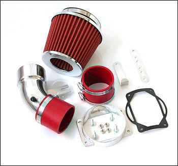 M2-IK-ML-EVO7R / MITSUBISHI EVO LANCER 7 8 9 INDUCTION KIT INTAKE COLD AIR FILTER CONE- RED