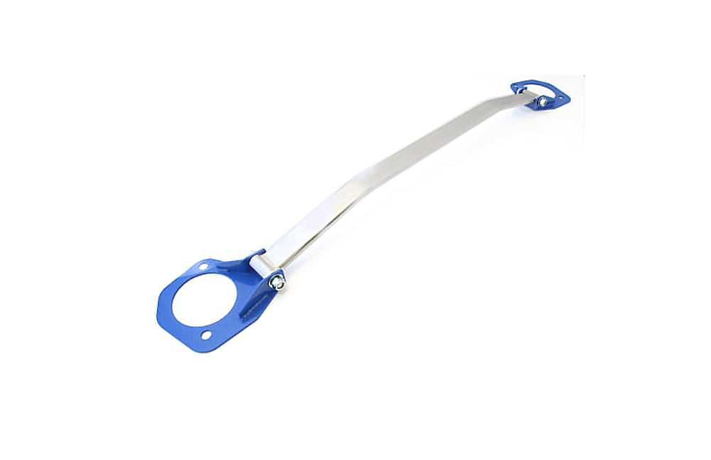 M2-JTS-3515D / SKYLINE R32 GTR  FRONT STRUT BAR BRACE WITH BLUE END PLATES | M2 MOTORSPORT