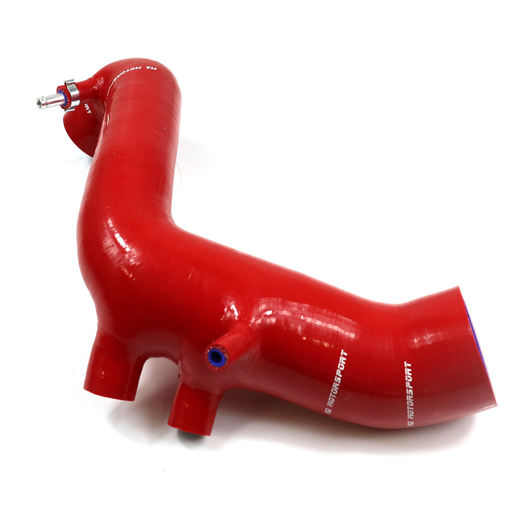 M2-SIH-VW009RD / SILICONE BOOST TURBO INTAKE HOSE PIPE FOR AUDI TT 8N MK1 1.8T AWU AWD AVC 98-06