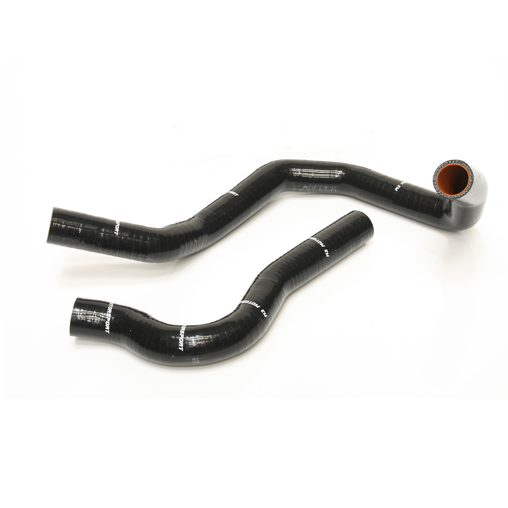 M2-SRH-HON02BK / HONDA CIVIC INTEGRA DC2 EK4/9  RADIATOR SILICONE HOSE - BLACK  |  M2 MOTORSPORT