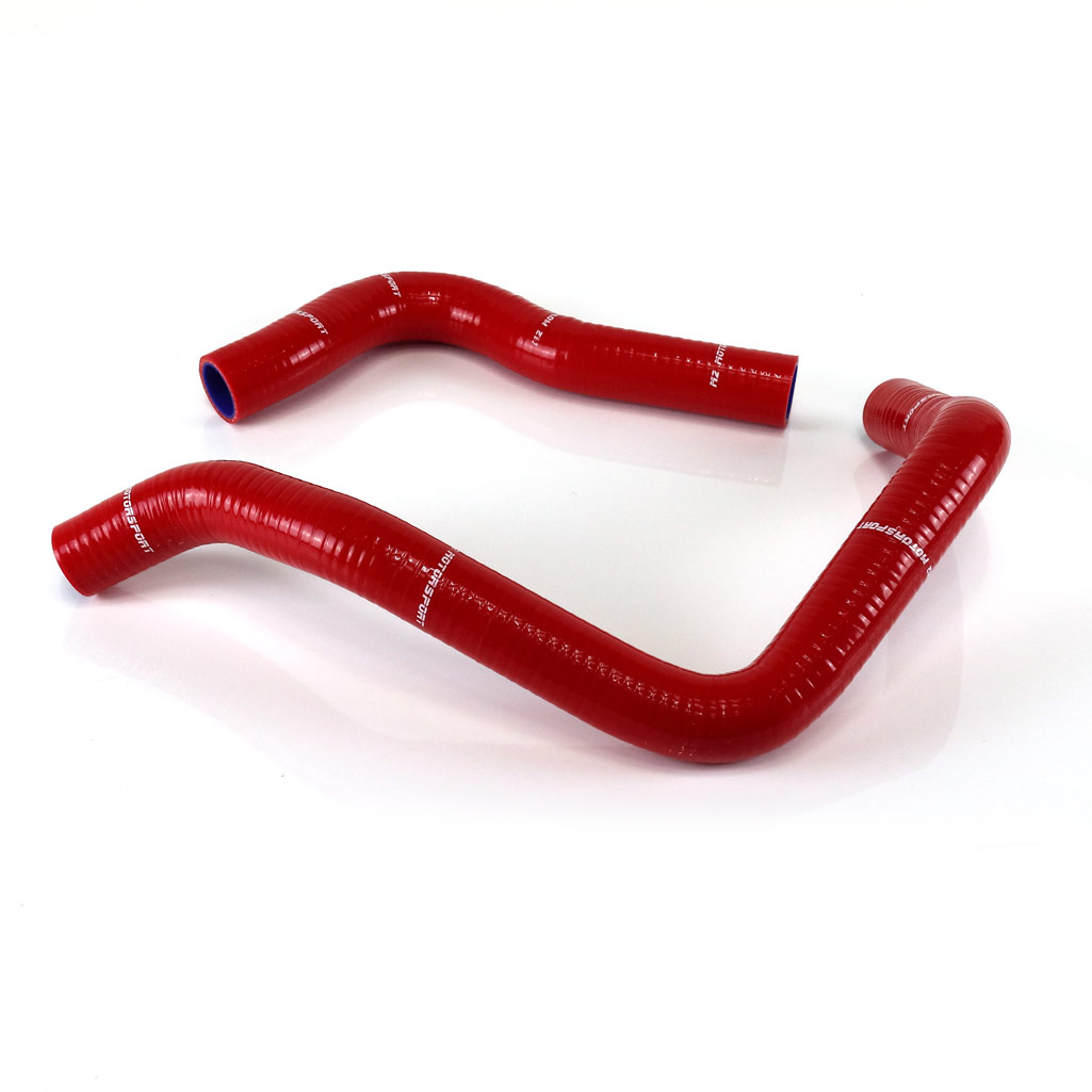 M2-SRH-HON18RD / HONDA DEL SOL EG6 B16A RED RADIATOR HOSES 92-95 |  M2 MOTORSPORT