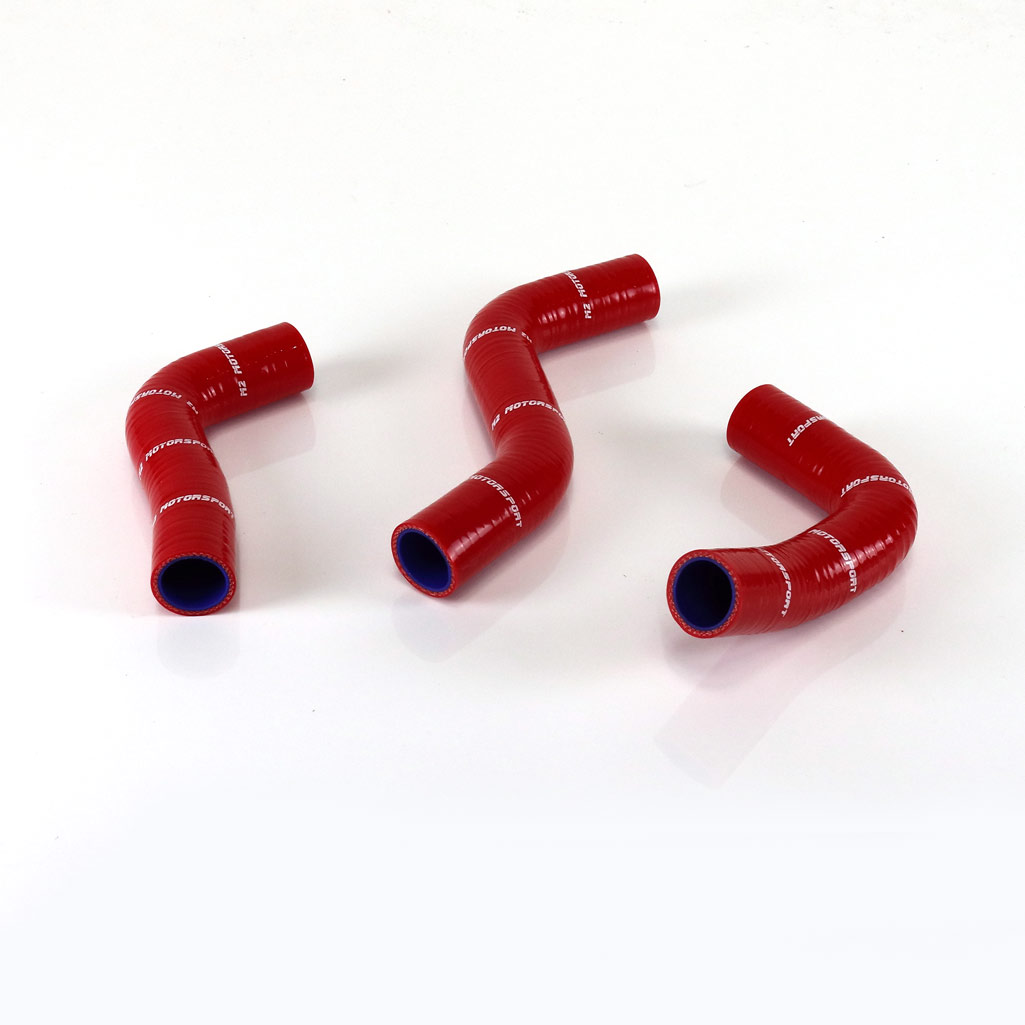 M2-SRH-MAZ05RD / MAZDA MIATA MX5 1.6 RED RADIATOR HOSES 89-97 MK1 |  M2 MOTORSPORT