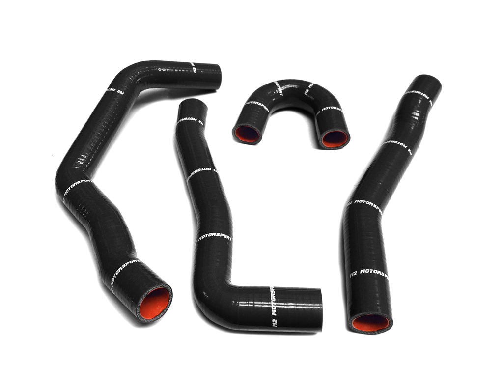 M2-SRH-MIT06BK / MITSUBISHI EVO 10 SILICONE RADIATOR HOSES BLACK | M2 MOTORSPORT