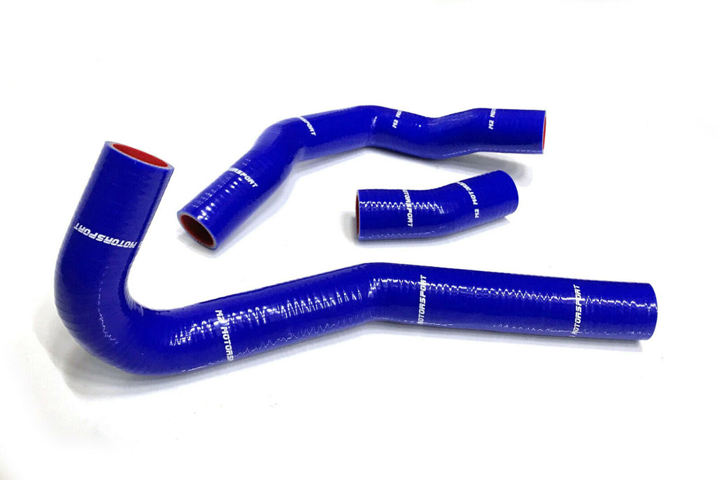 M2-SRH-NIS01BL / NISSAN S13  CA18DET - BLUE - RADIATOR HOSES 89-93 BLACK  |  M2 MOTORSPORT