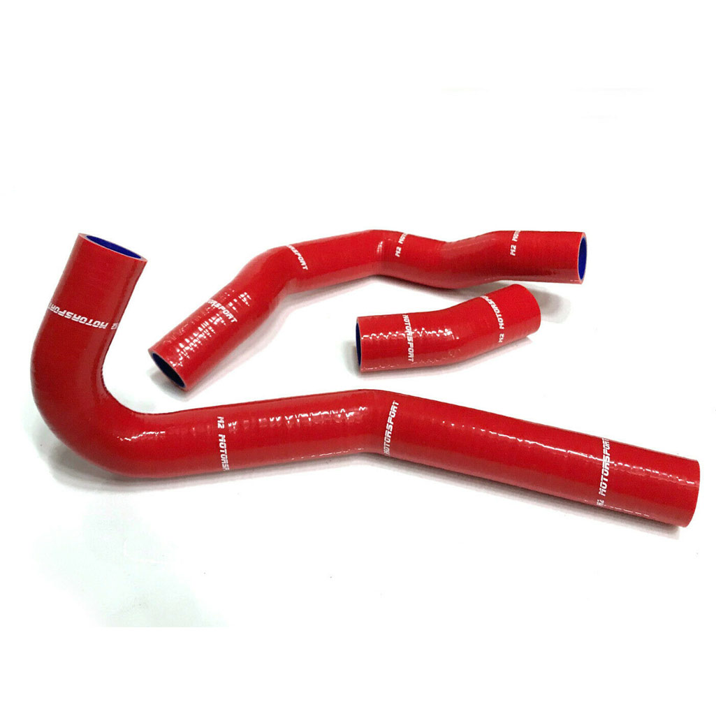 M2-SRH-NIS01RD / NISSAN S13  CA18DET - RED - RADIATOR HOSES 89-93 BLACK  |  M2 MOTORSPORT