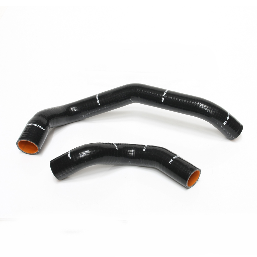 M2-SRH-NIS04BK / NISSAN R33  34 GTR RB26 ENGINE RADIATOR HOSES 95-00 RADIATOR HOSES  BLACK  |  M2 MOTORSPORT