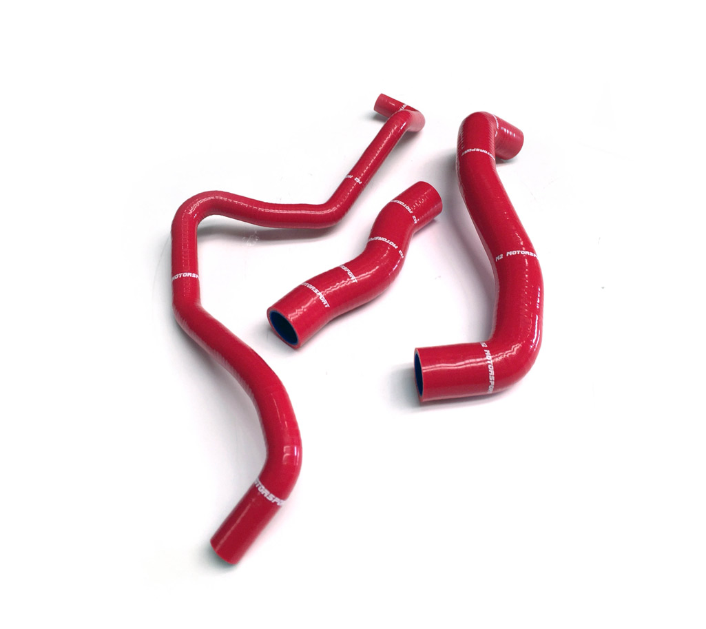 M2-SRH-NIS12RD / NISSAN 350Z RADIATOR HOSES RED | M2 MOTORSPORTS