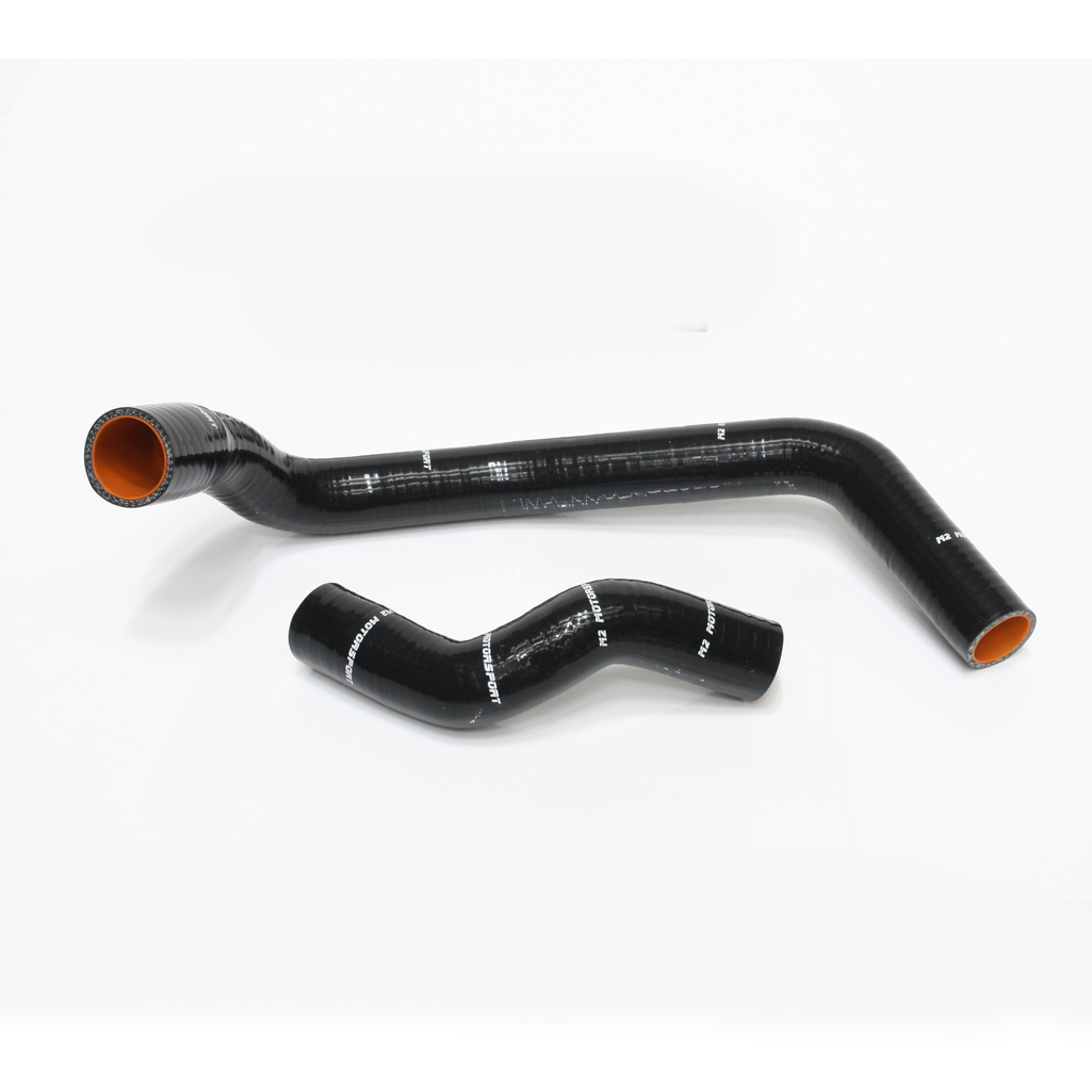 M2-SRH-NIS21BK / NISSAN R32-33-34GTR RAD HOSES 86-00 BLACK  | M2 MOTORSPORT