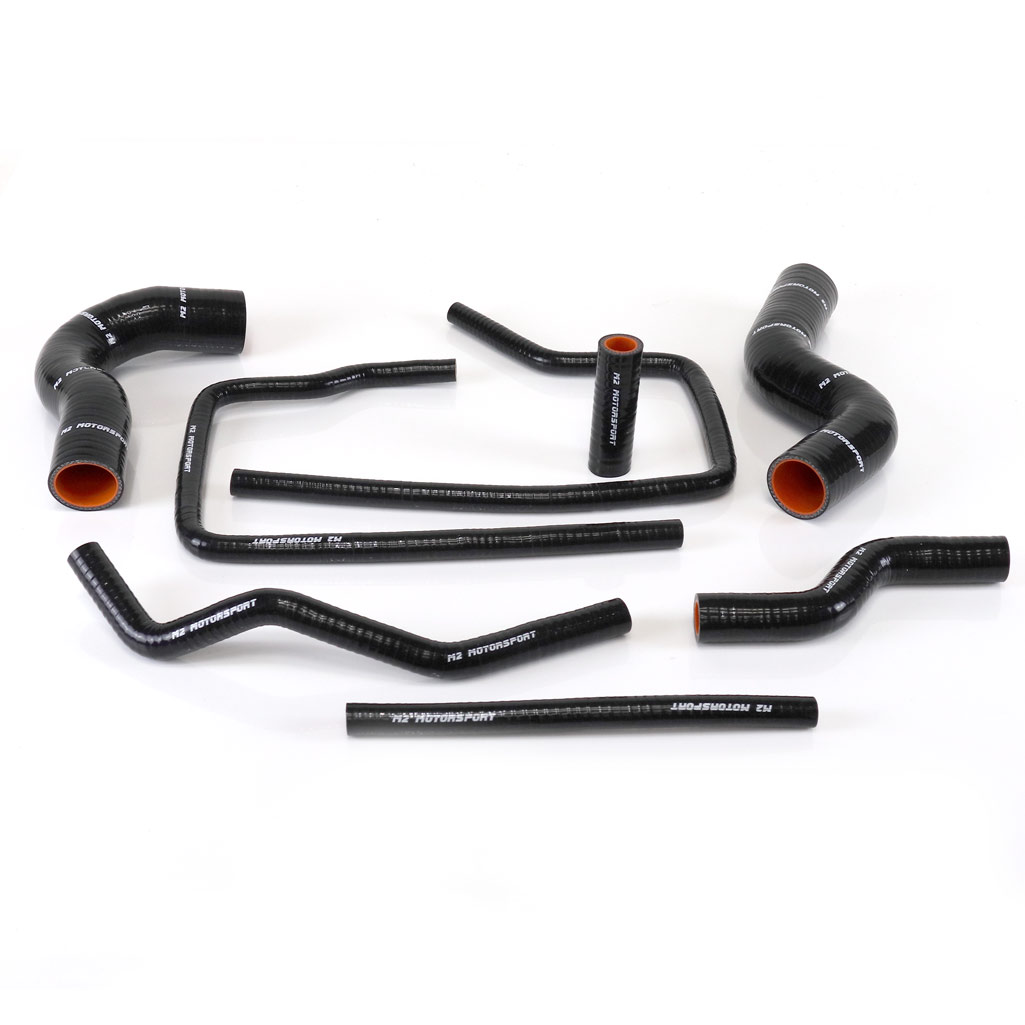 M2-SRH-SUB01BK / SUBARU IMPREZA GC8  96 - 99 BLACK SILICONE HOSES v3/4 (09/96 - 08/99)  