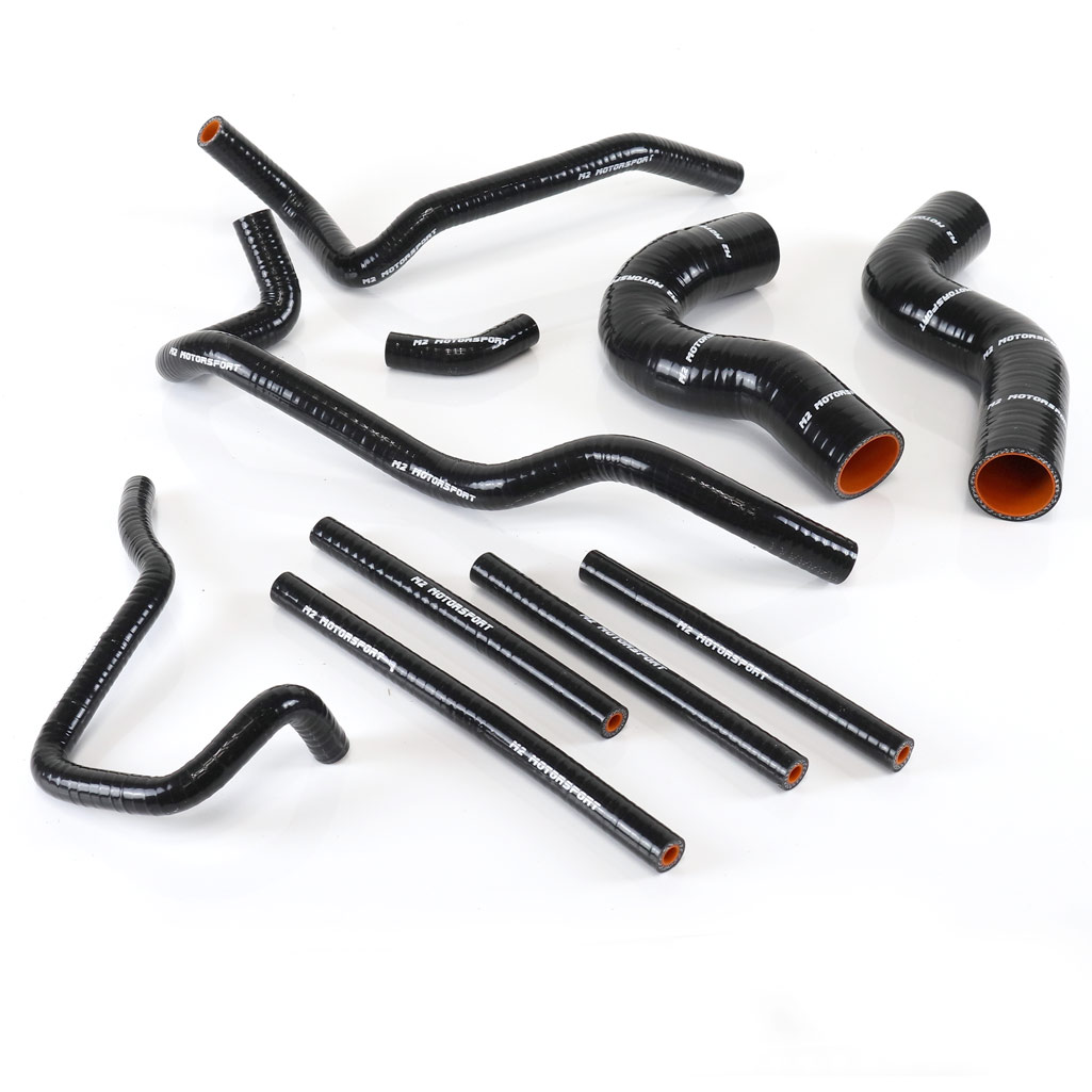 M2-SRH-SUB06BK / SUBARU IMPREZA GC8  92 - 95 BLACK SILICONE HOSES v1/2  | M2 MOTORSPORT