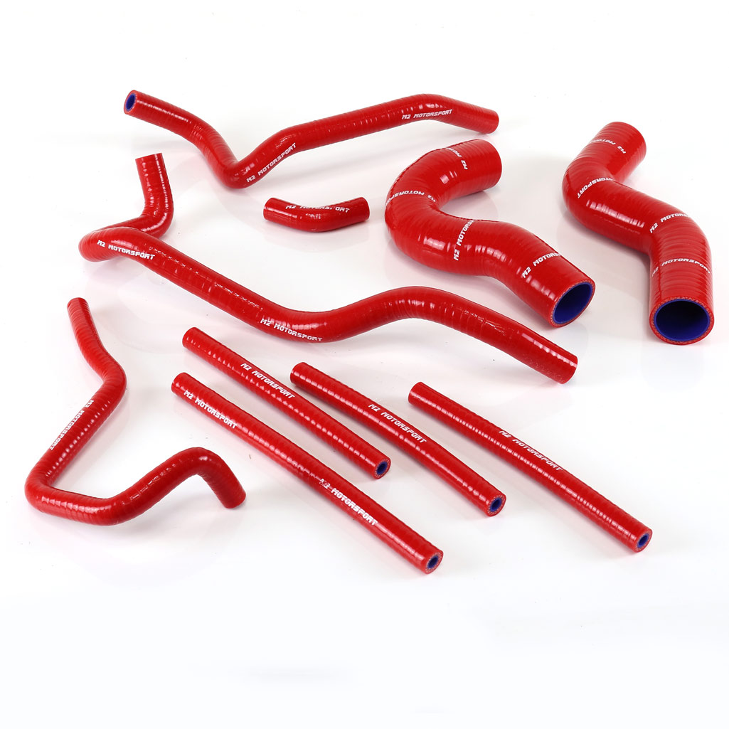 M2-SRH-SUB06RD / SUBARU IMPREZA GC8  92 - 95 RED SILICONE HOSES v1/2  | M2 MOTORSPORT