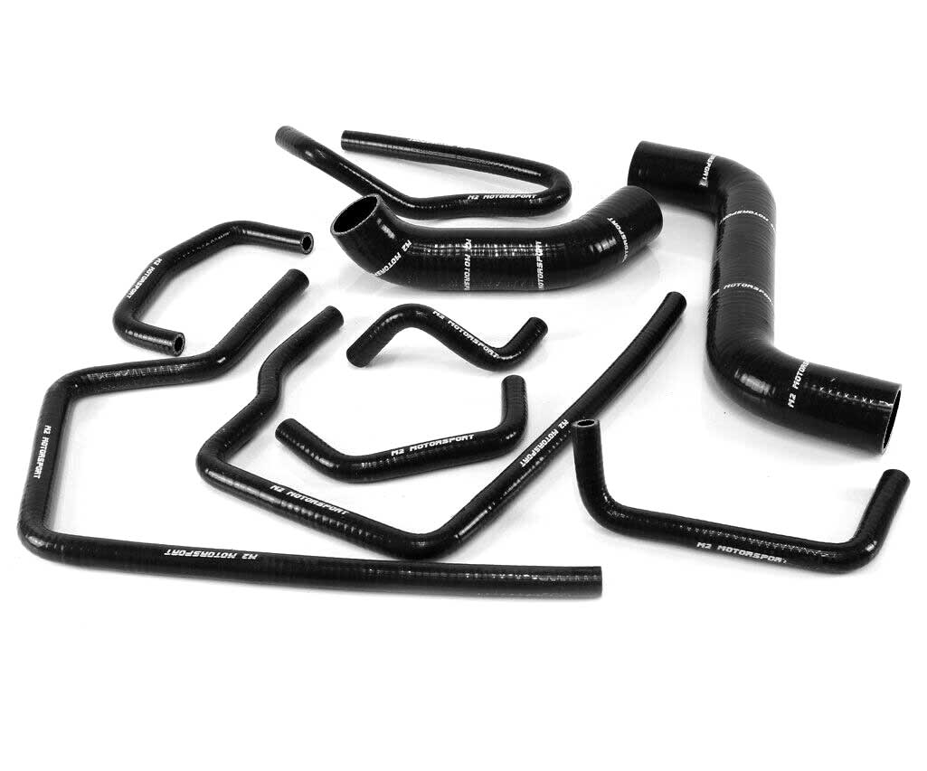 M2-SRH-SUB07BK / SUBARU IMPREZA GDA GDB  01 - 09 BLACK SILICONE HOSES STi WRX