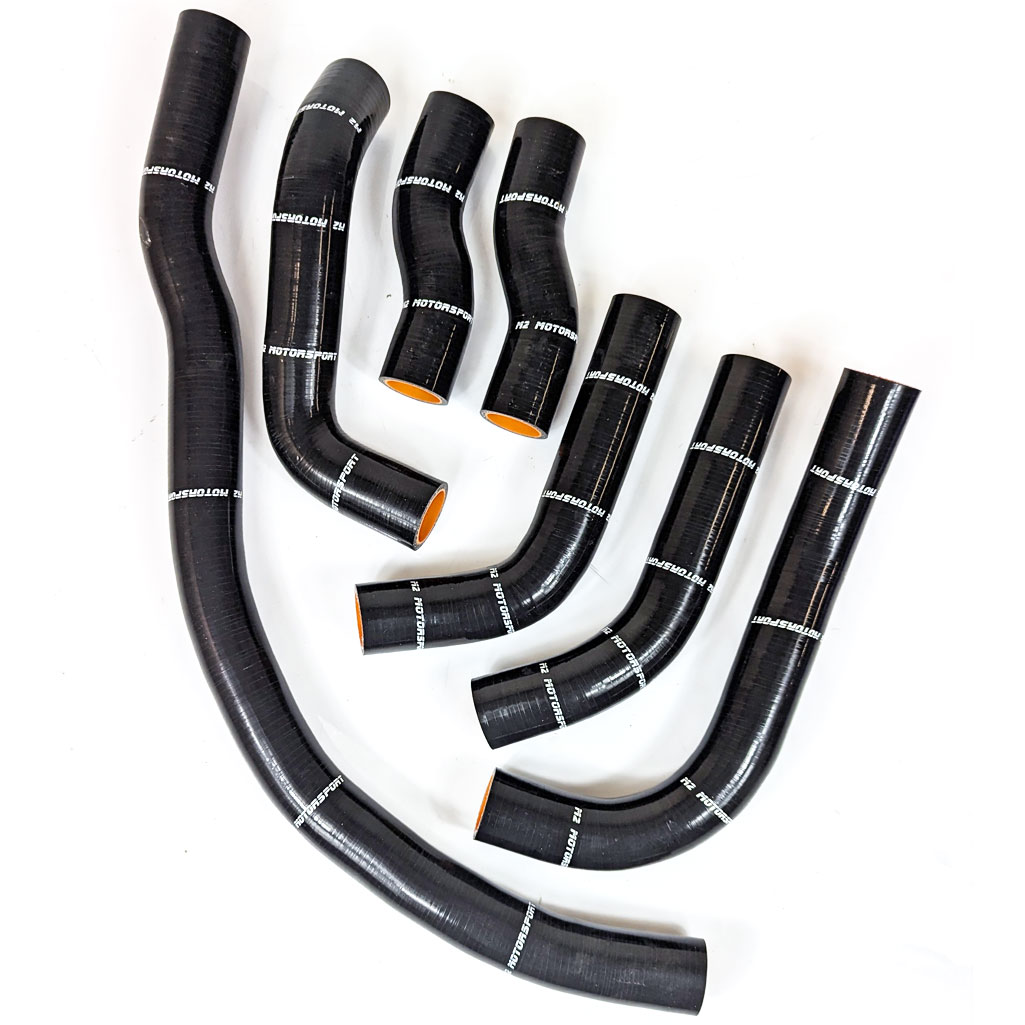 M2-SRH-TOY011BK / MR2 MK2 SW20-3SGE-3SGTE RADIATOR HOSES - BLACK - | M2 MOTORSPORT