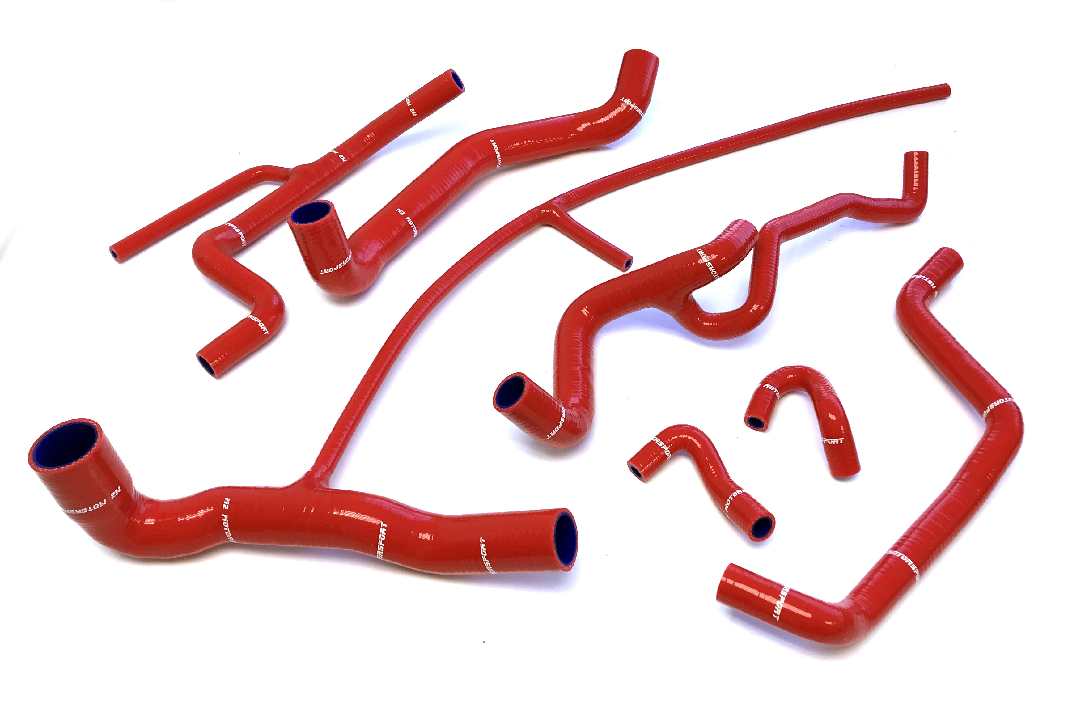 M2-SRH-VW036RD / VW GOLF MK3 VR6 2.8 95-98  - 8 PIECES  -  RED  | M2 MOTORSPORT