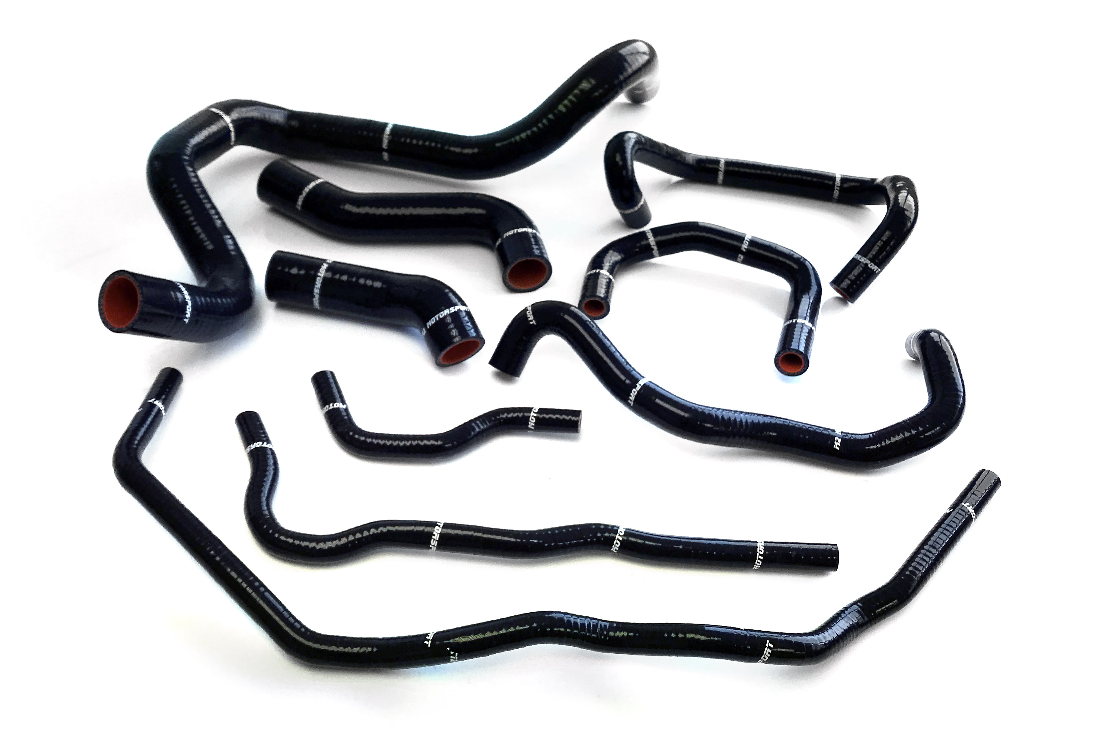 M2-SRH-VW037BK / VW GOLF MK4 99-02 1.8T 20v GTI K03 ENGINE 9 HOSE KIT - BLACK  | M2 MOTORSPORT