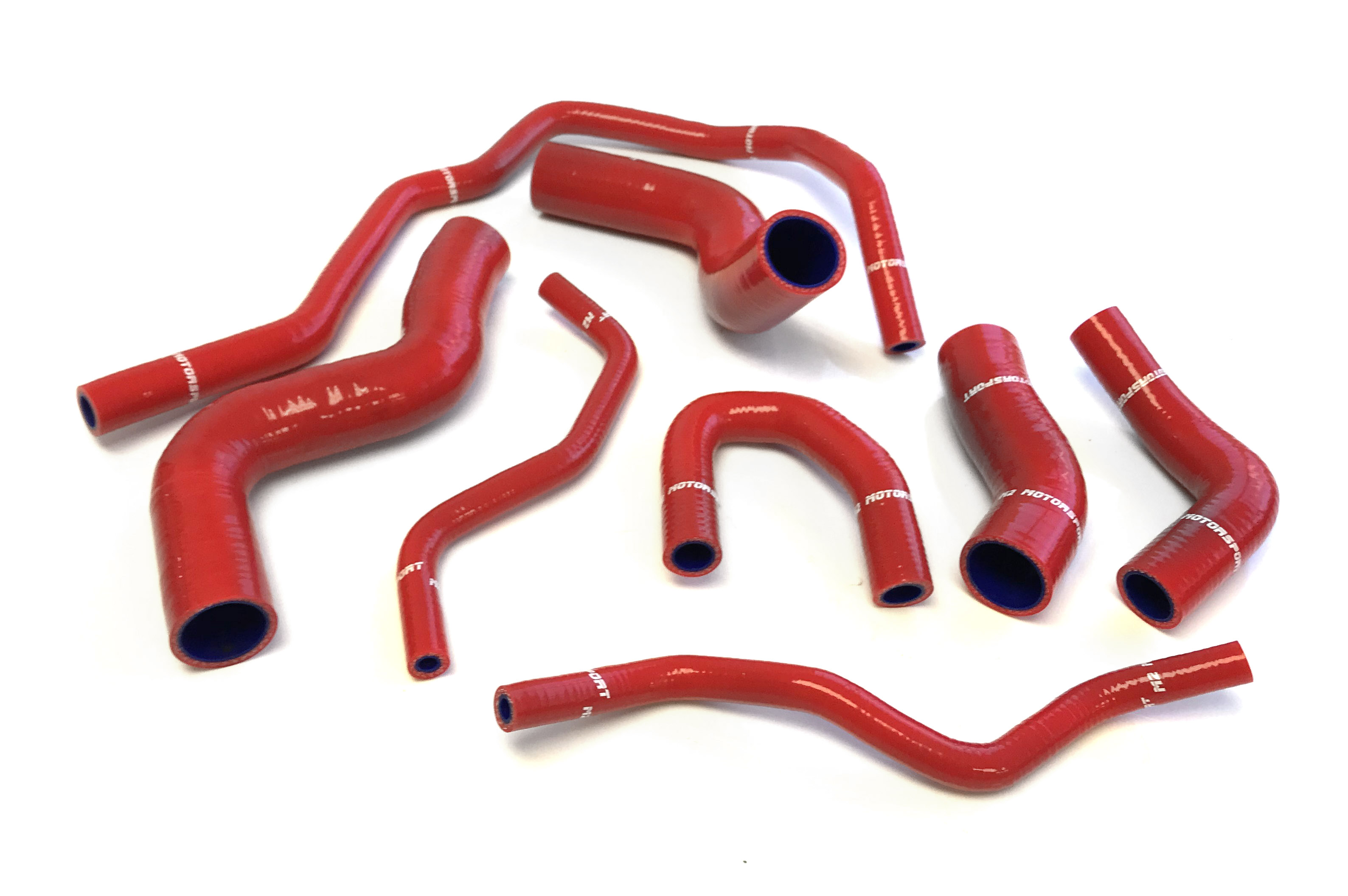 M2-STH-VWT02RD / VW GOLF MK5 2.0 GTI SILICONE 8 HOSE KIT - RED  | M2 MOTORSPORT