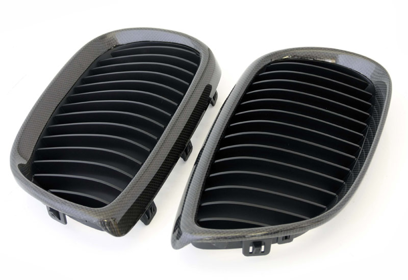 MT-BM-0178 / BMW E92 E93 M3 3 SERIES GENUINE CARBON FIBRE KIDNEY FRONT GRILLES