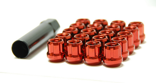 MU-31886R / MUTEKI OPEN RED NUT M12x1.5mm 