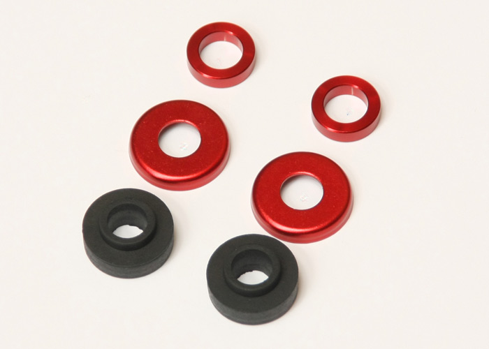 SP014WR / ROCKER COVER WASHER KIT - RED - A SERIES ENGINE