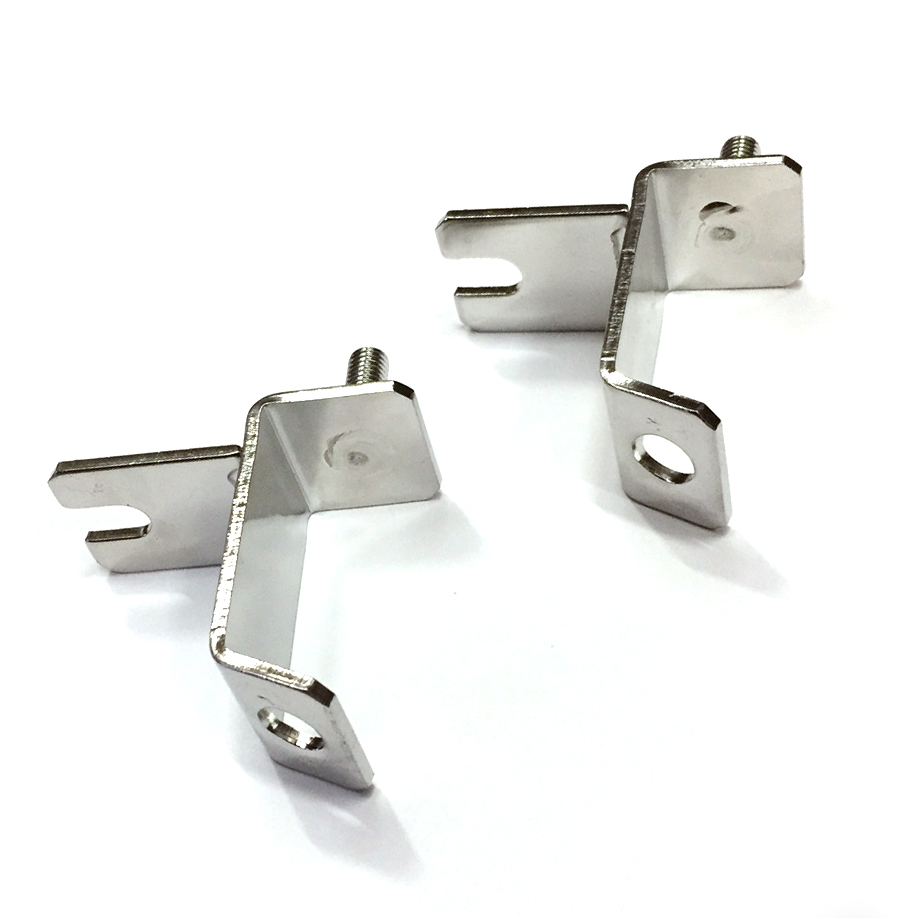 SP035S / CLASSIC AUSTIN MINI STAINLESS STEEL SPOT LAMP LIGHT BRACKET x 2