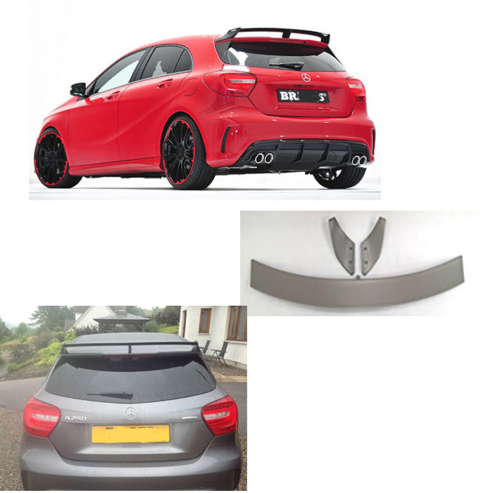 TK002-W17614BB / MERCEDES W176 HATCH LID SPOILER FOR 2014 ON A CLASS - BRABUS REPLICA -