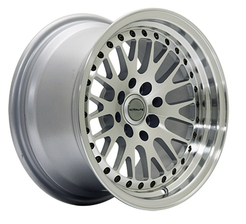 UL10-1690-1SMF / ULTRALITE UL10 16x9 - ET10 - 4x100+114.3 PCD - SILVER MACHINED FACE