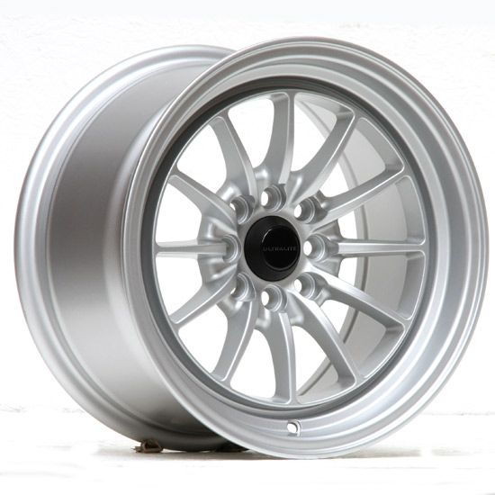 UL12-1582-2FS / ULTRALITE UL12 - 15 x 8.25 INCH - ET20 - 100+108x4 PCD - MATT SILVER