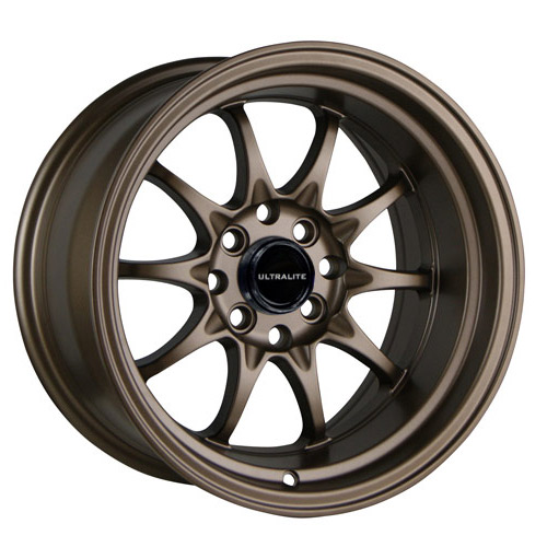 UL48-1580-1BZBZ / ULTRALITE UL48 15x8  - ET0 - 4x100+108 PCD - MATT BRONZE-BRONZE RIM