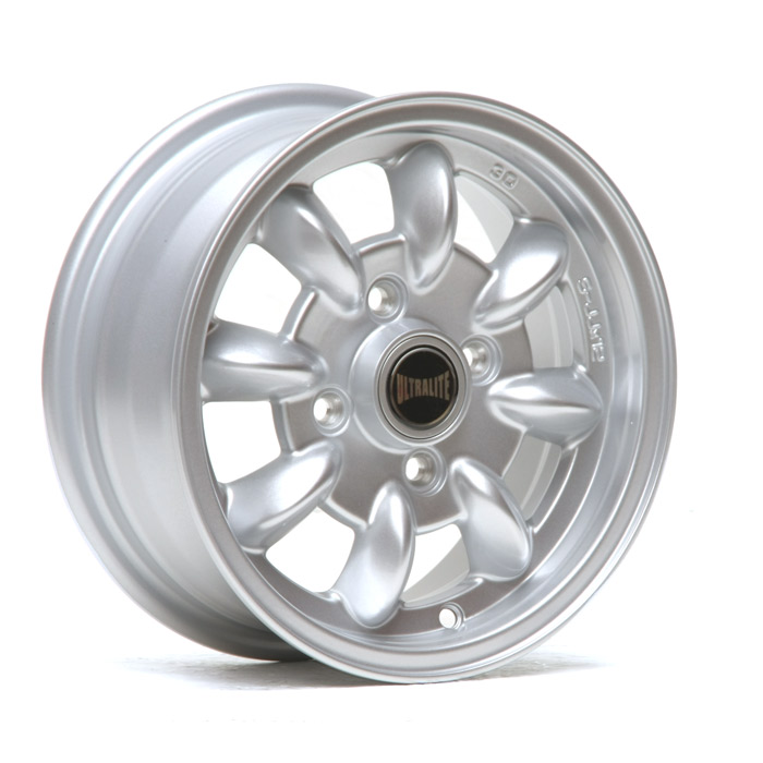 ULML1 / ULTRALITE MINI WHEELS 12x5J - ET30 - 4 X 101.6 PCD - SILVER