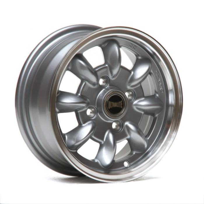 ULML1GM / ULTRALITE MINI WHEELS 12x5J - ET30 - 4 X 101.6 PCD - GUN METAL POLISH RIM