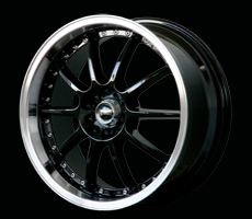 ULSPE-1875-2BK / ULTRALITE SPEC 18 x 7.5 INCH - ET42 - 5x100+114.3 PCD BLACK + POLISHED