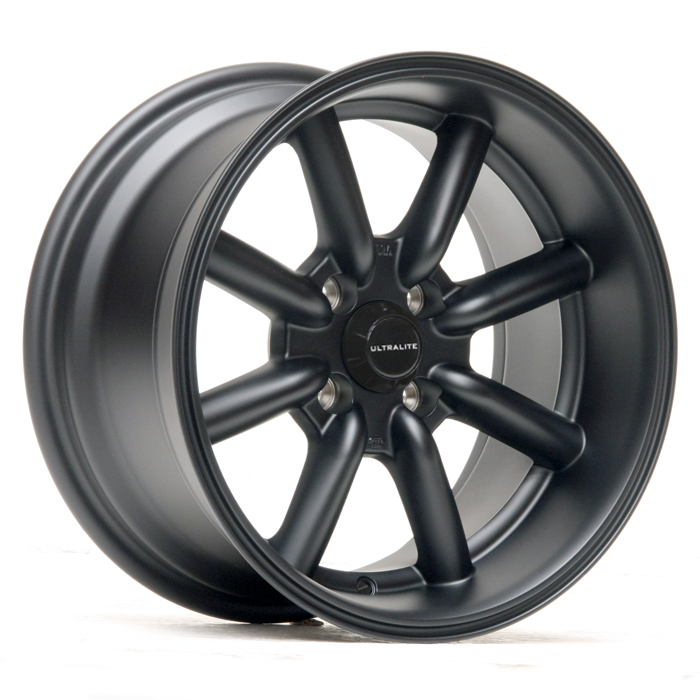 ULTB-1580-1FB / ULTRALITE TB - 15x8 INCH - ET0 - 100x4 PCD -  FLAT MATT BLACK