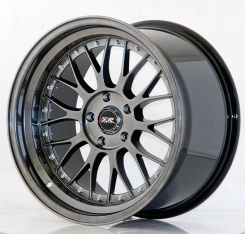 XR521-1810-1CB / XXR 521  18 X 10 INCH - ET25  5 x 114.3 PCD-  CHROME BLACK