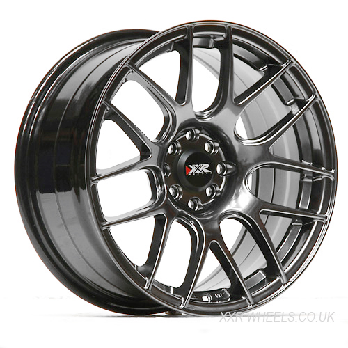 XR530-1782-2CB2 / XXR 530 17x8.25 INCH - ET25 - 4x100+114.3 PCD - CHROME BLACK